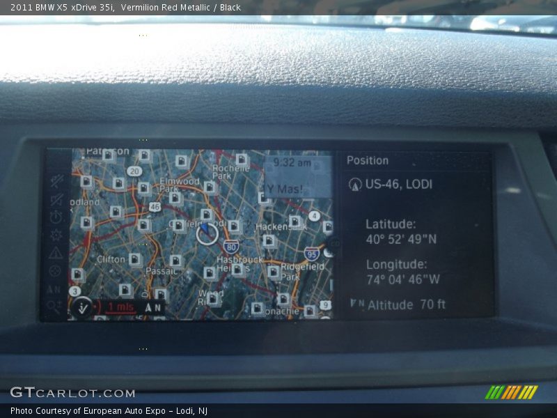 Vermilion Red Metallic / Black 2011 BMW X5 xDrive 35i