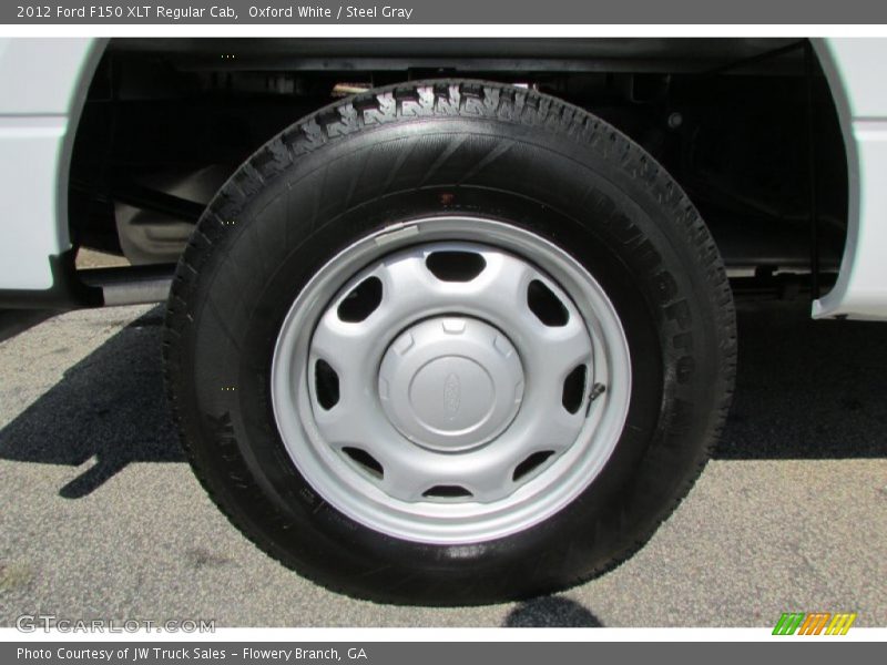 Oxford White / Steel Gray 2012 Ford F150 XLT Regular Cab
