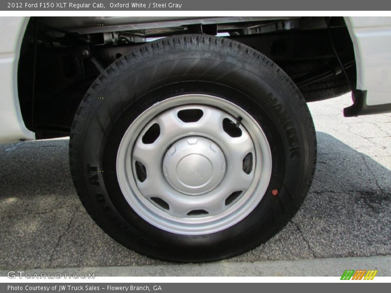 Oxford White / Steel Gray 2012 Ford F150 XLT Regular Cab