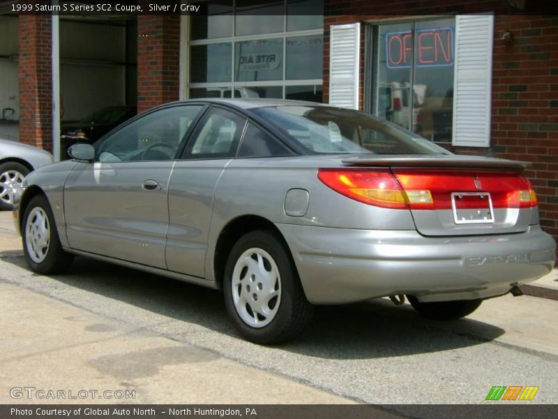 Silver / Gray 1999 Saturn S Series SC2 Coupe