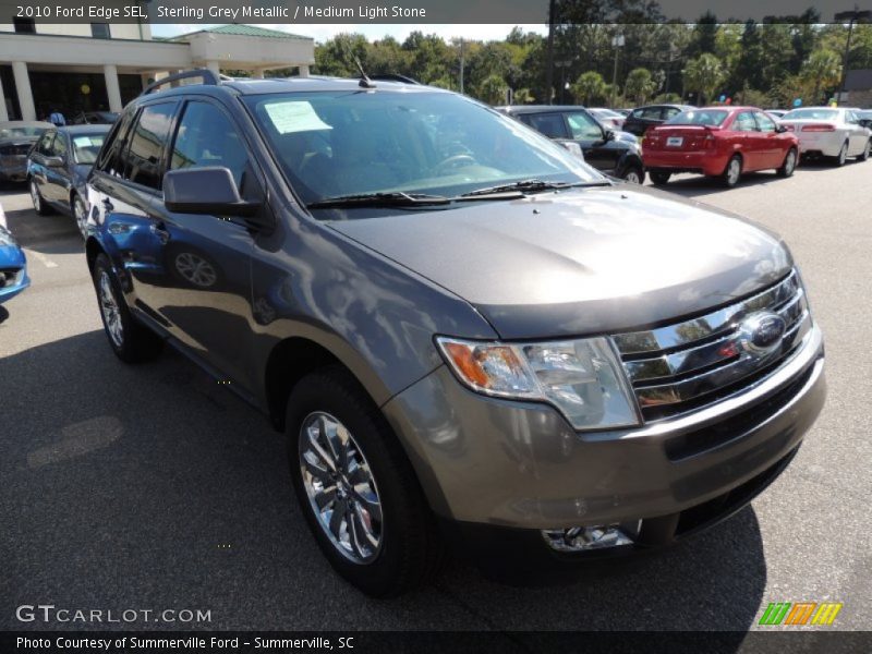 Sterling Grey Metallic / Medium Light Stone 2010 Ford Edge SEL