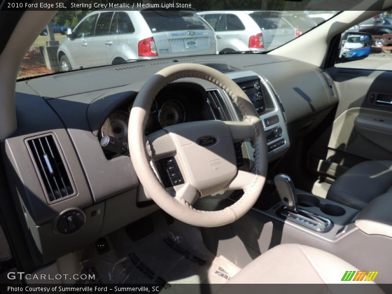 Sterling Grey Metallic / Medium Light Stone 2010 Ford Edge SEL