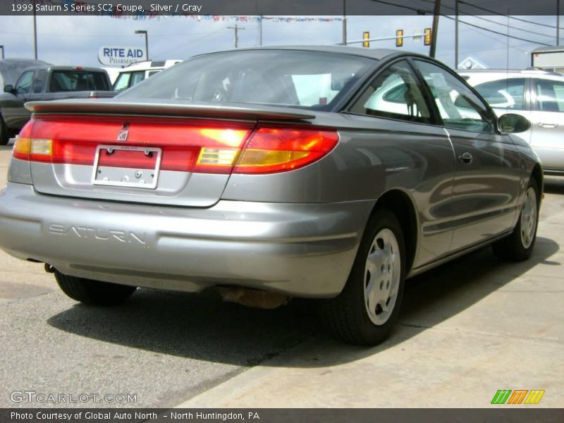 Silver / Gray 1999 Saturn S Series SC2 Coupe