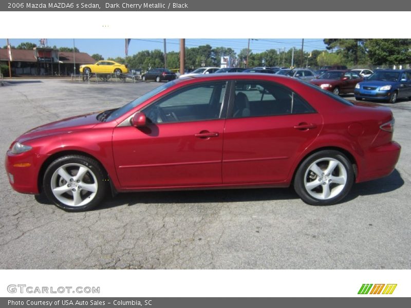 Dark Cherry Metallic / Black 2006 Mazda MAZDA6 s Sedan