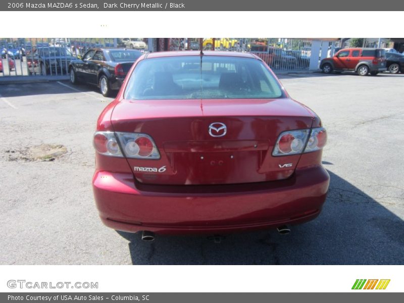 Dark Cherry Metallic / Black 2006 Mazda MAZDA6 s Sedan