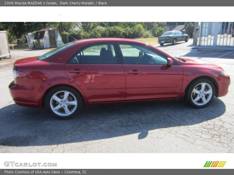 Dark Cherry Metallic / Black 2006 Mazda MAZDA6 s Sedan