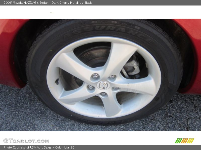 Dark Cherry Metallic / Black 2006 Mazda MAZDA6 s Sedan