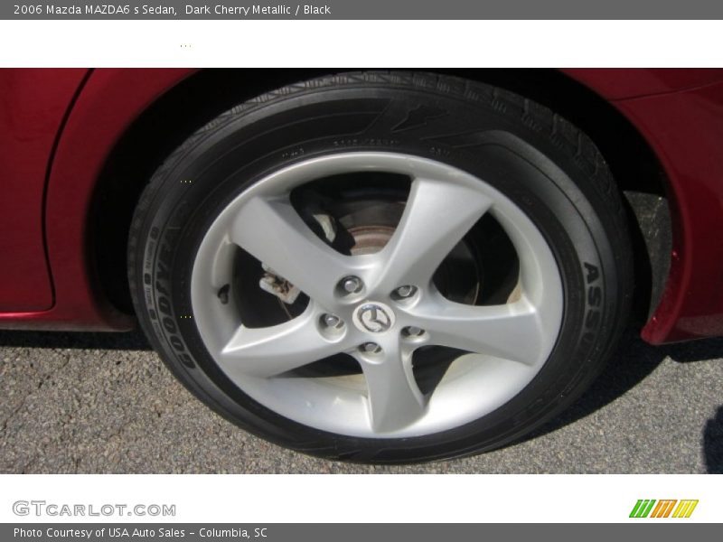 Dark Cherry Metallic / Black 2006 Mazda MAZDA6 s Sedan