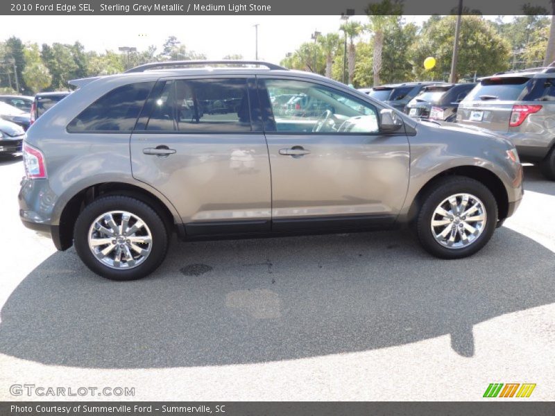 Sterling Grey Metallic / Medium Light Stone 2010 Ford Edge SEL