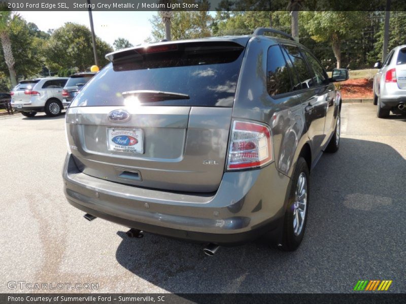 Sterling Grey Metallic / Medium Light Stone 2010 Ford Edge SEL