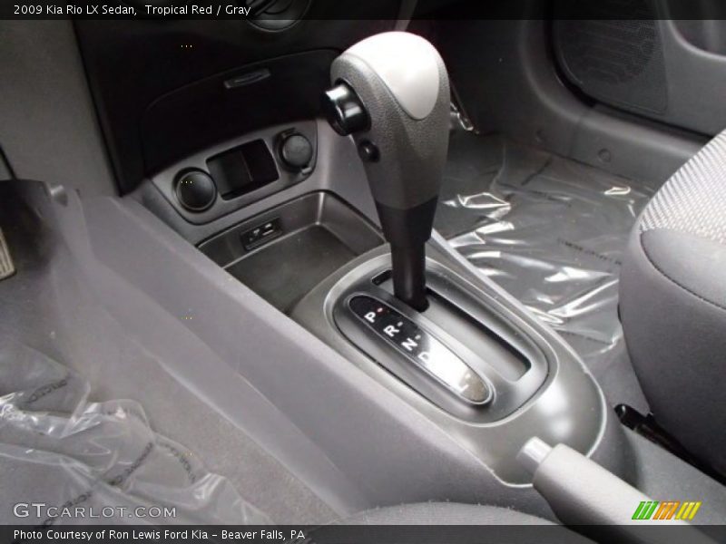 Tropical Red / Gray 2009 Kia Rio LX Sedan