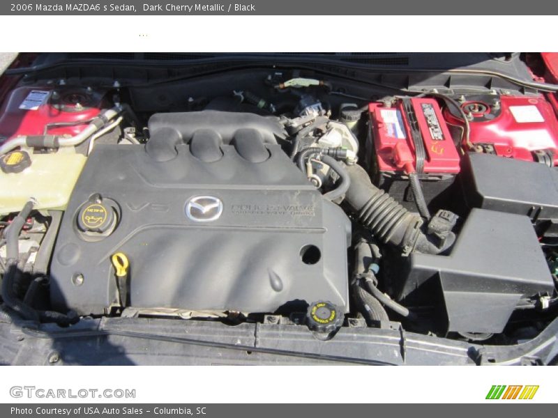 Dark Cherry Metallic / Black 2006 Mazda MAZDA6 s Sedan