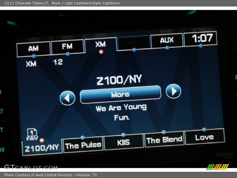 Black / Light Cashmere/Dark Cashmere 2011 Chevrolet Tahoe LT