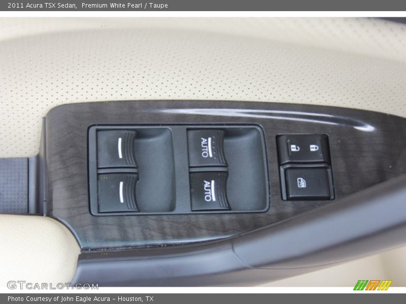 Premium White Pearl / Taupe 2011 Acura TSX Sedan