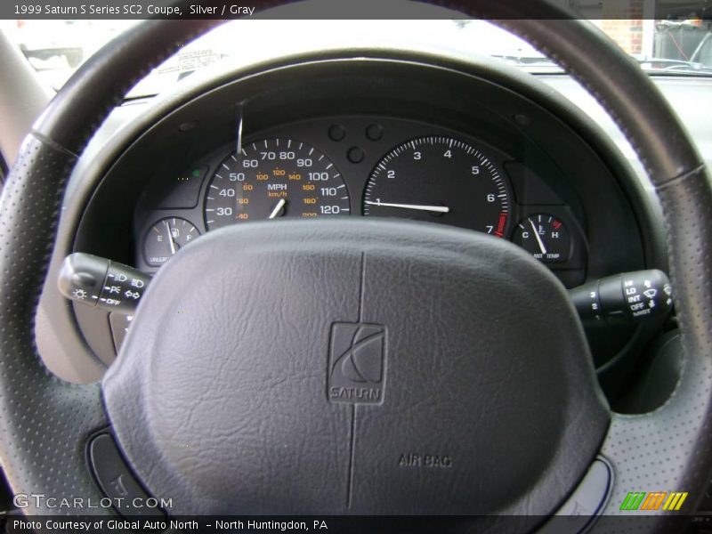 Silver / Gray 1999 Saturn S Series SC2 Coupe