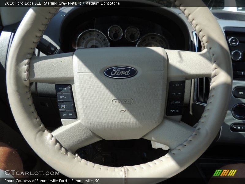 Sterling Grey Metallic / Medium Light Stone 2010 Ford Edge SEL