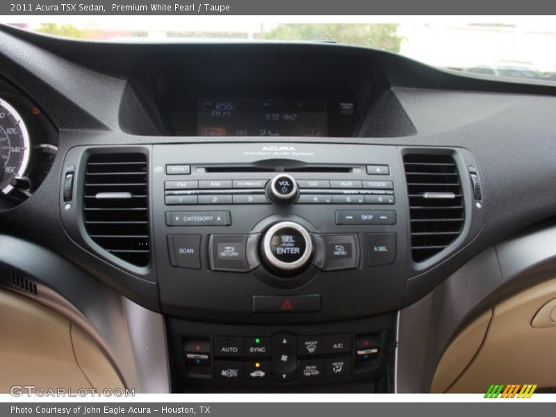 Premium White Pearl / Taupe 2011 Acura TSX Sedan