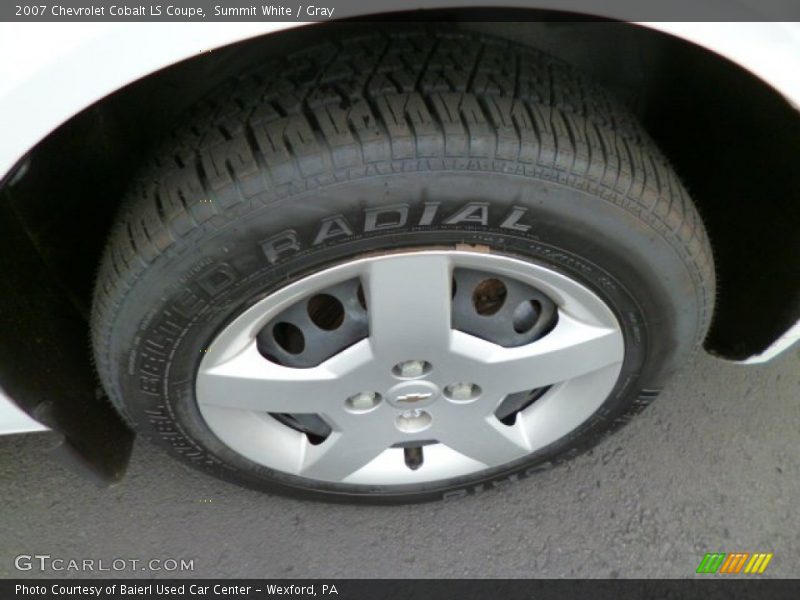 Summit White / Gray 2007 Chevrolet Cobalt LS Coupe