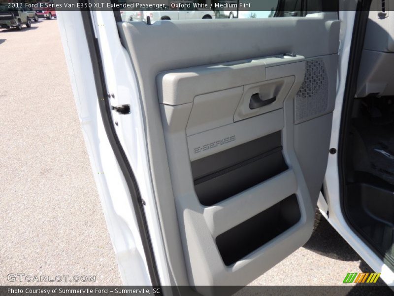 Oxford White / Medium Flint 2012 Ford E Series Van E350 XLT Extended Passenger