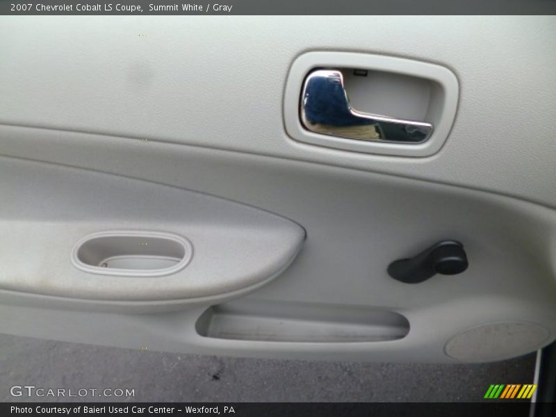 Summit White / Gray 2007 Chevrolet Cobalt LS Coupe