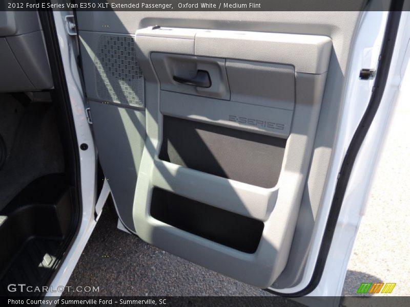Oxford White / Medium Flint 2012 Ford E Series Van E350 XLT Extended Passenger