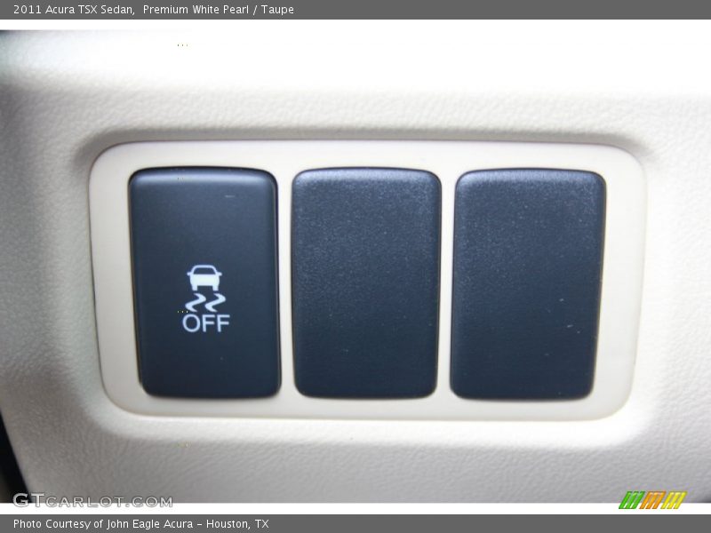 Premium White Pearl / Taupe 2011 Acura TSX Sedan