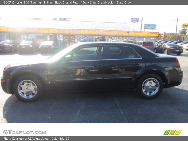 Brilliant Black Crystal Pearl / Dark Slate Gray/Medium Slate Gray 2005 Chrysler 300 Touring