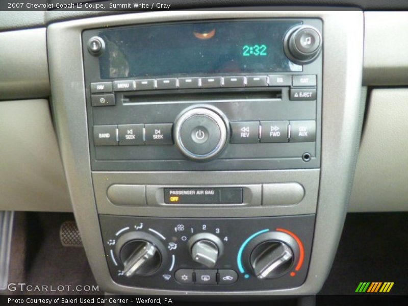 Summit White / Gray 2007 Chevrolet Cobalt LS Coupe