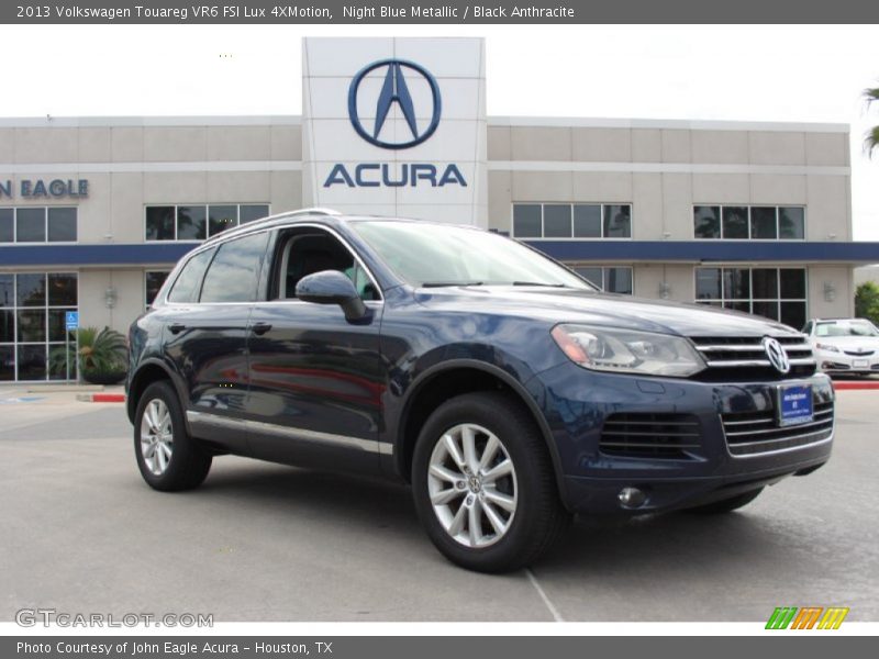Night Blue Metallic / Black Anthracite 2013 Volkswagen Touareg VR6 FSI Lux 4XMotion
