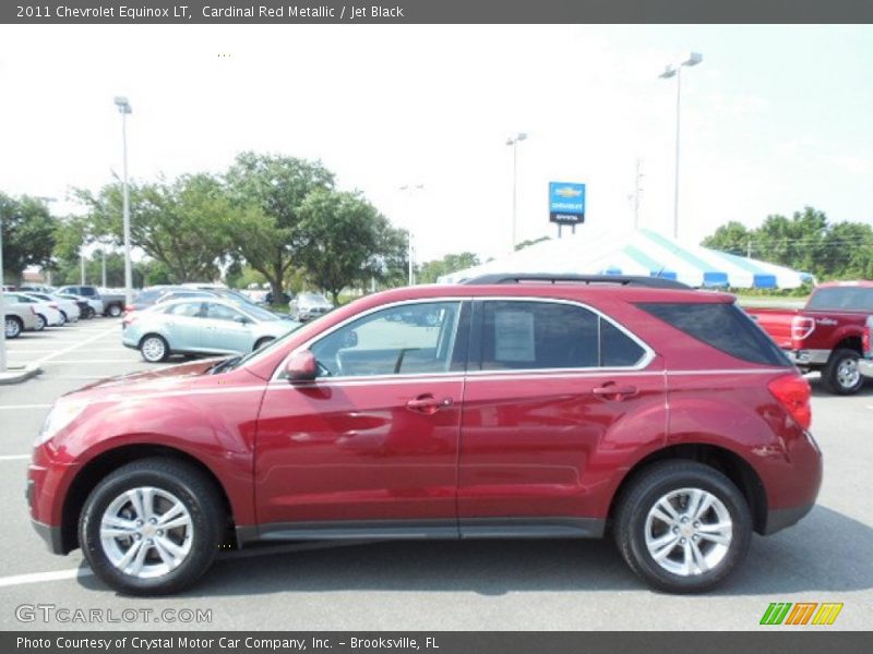 Cardinal Red Metallic / Jet Black 2011 Chevrolet Equinox LT