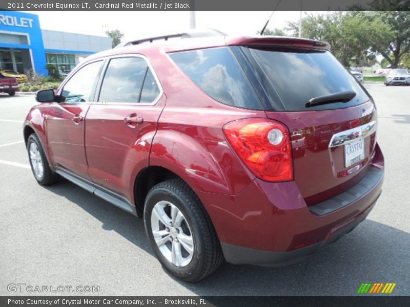 Cardinal Red Metallic / Jet Black 2011 Chevrolet Equinox LT