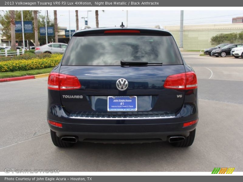 Night Blue Metallic / Black Anthracite 2013 Volkswagen Touareg VR6 FSI Lux 4XMotion