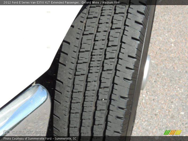 Oxford White / Medium Flint 2012 Ford E Series Van E350 XLT Extended Passenger