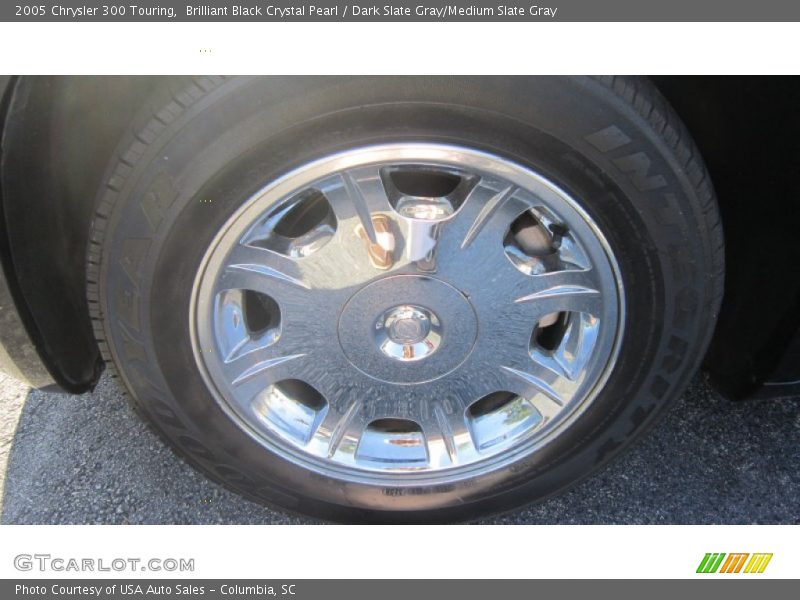 Brilliant Black Crystal Pearl / Dark Slate Gray/Medium Slate Gray 2005 Chrysler 300 Touring