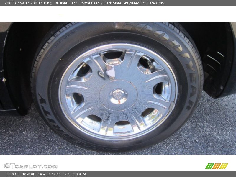 Brilliant Black Crystal Pearl / Dark Slate Gray/Medium Slate Gray 2005 Chrysler 300 Touring