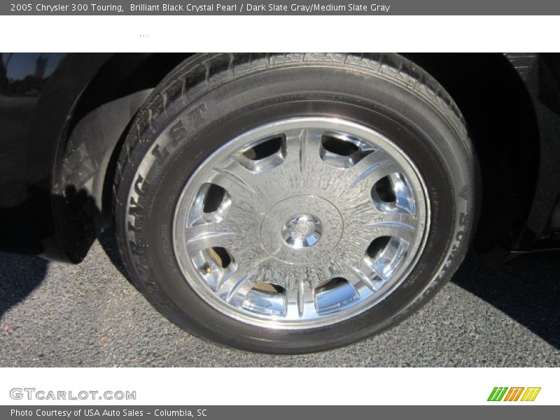 Brilliant Black Crystal Pearl / Dark Slate Gray/Medium Slate Gray 2005 Chrysler 300 Touring