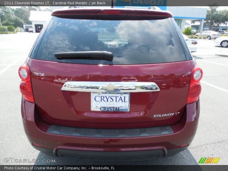Cardinal Red Metallic / Jet Black 2011 Chevrolet Equinox LT