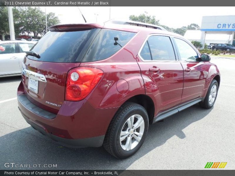 Cardinal Red Metallic / Jet Black 2011 Chevrolet Equinox LT