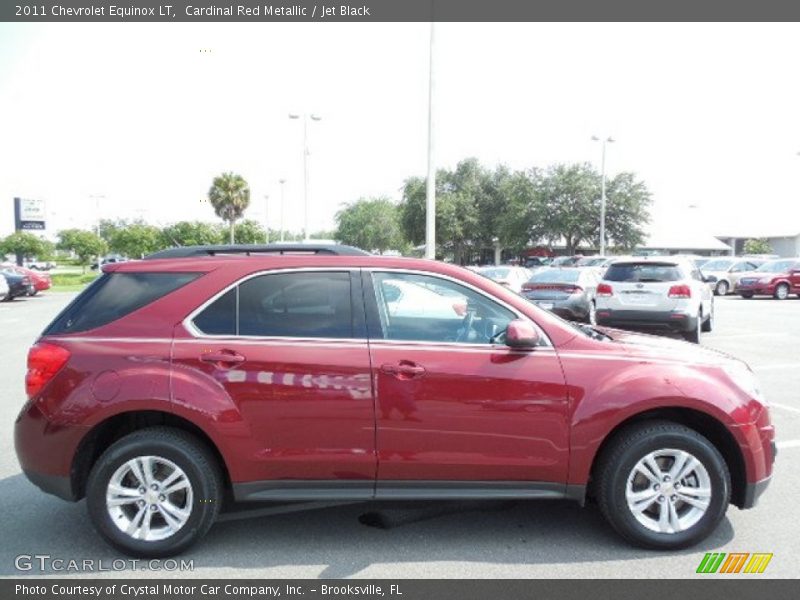 Cardinal Red Metallic / Jet Black 2011 Chevrolet Equinox LT