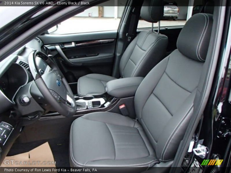 Front Seat of 2014 Sorento SX V6 AWD