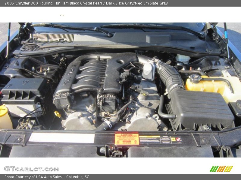 Brilliant Black Crystal Pearl / Dark Slate Gray/Medium Slate Gray 2005 Chrysler 300 Touring