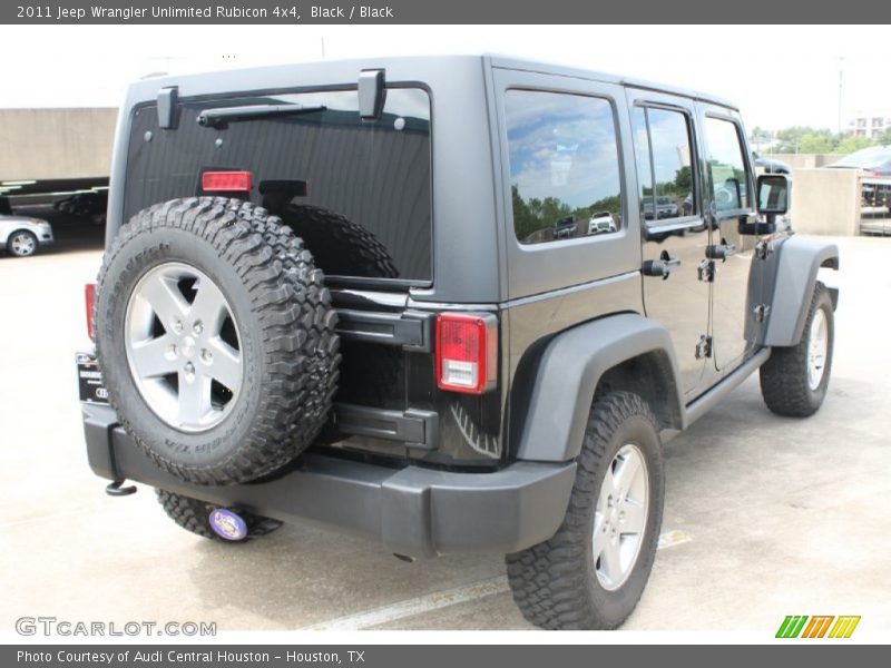 Black / Black 2011 Jeep Wrangler Unlimited Rubicon 4x4