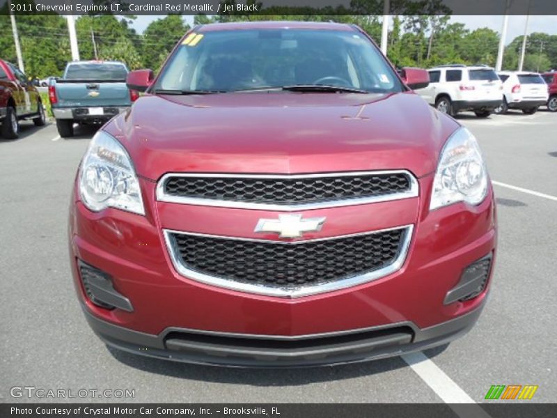 Cardinal Red Metallic / Jet Black 2011 Chevrolet Equinox LT