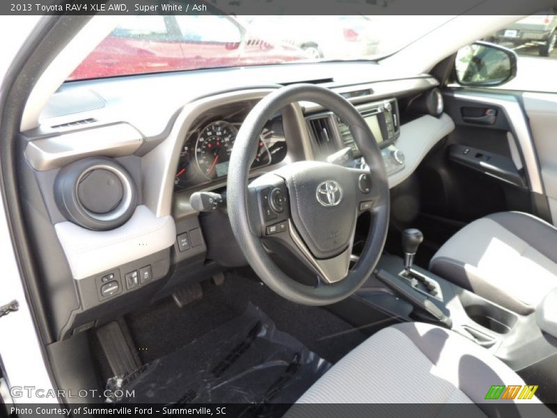 Super White / Ash 2013 Toyota RAV4 XLE AWD