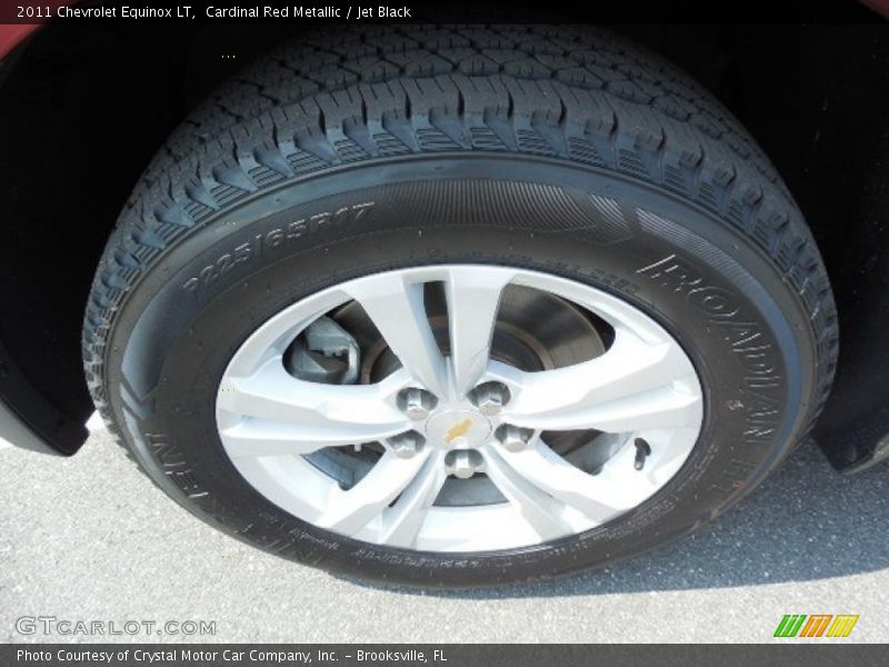 Cardinal Red Metallic / Jet Black 2011 Chevrolet Equinox LT