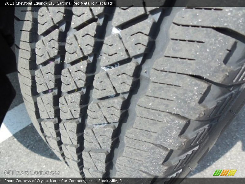 Cardinal Red Metallic / Jet Black 2011 Chevrolet Equinox LT