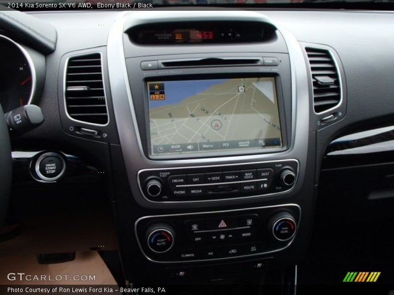 Controls of 2014 Sorento SX V6 AWD