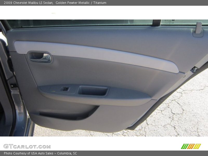Golden Pewter Metallic / Titanium 2009 Chevrolet Malibu LS Sedan