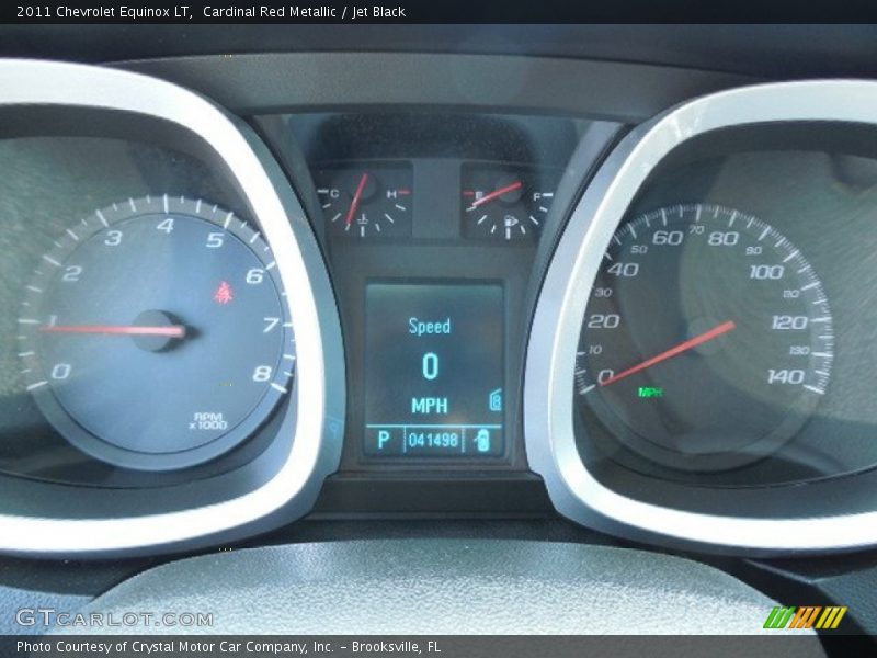 Cardinal Red Metallic / Jet Black 2011 Chevrolet Equinox LT