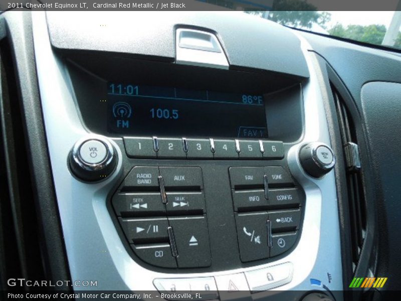 Cardinal Red Metallic / Jet Black 2011 Chevrolet Equinox LT